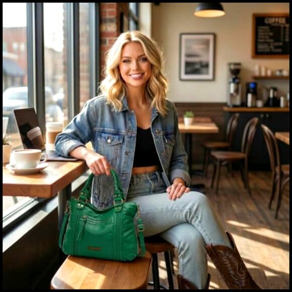 Soft Faux Leather Hobo Crossbody Bag Roomy Chic Everyday Essential